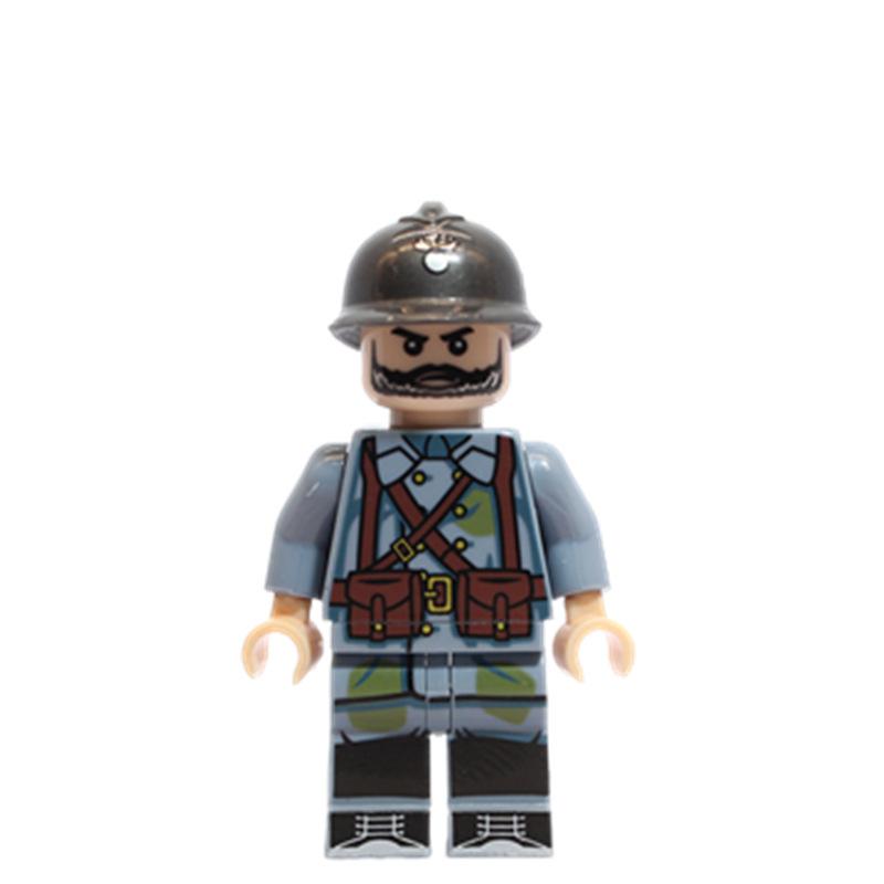 Военные WW2 армейские солдаты, минифигурки разных стран, строительный блок, кирпич, подарок на Рождество и день рождения для мальчиков, детей