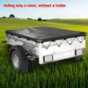 Black UV For Trailer Thick PVC Fabric Trailer Cover Utility Trailer Cover