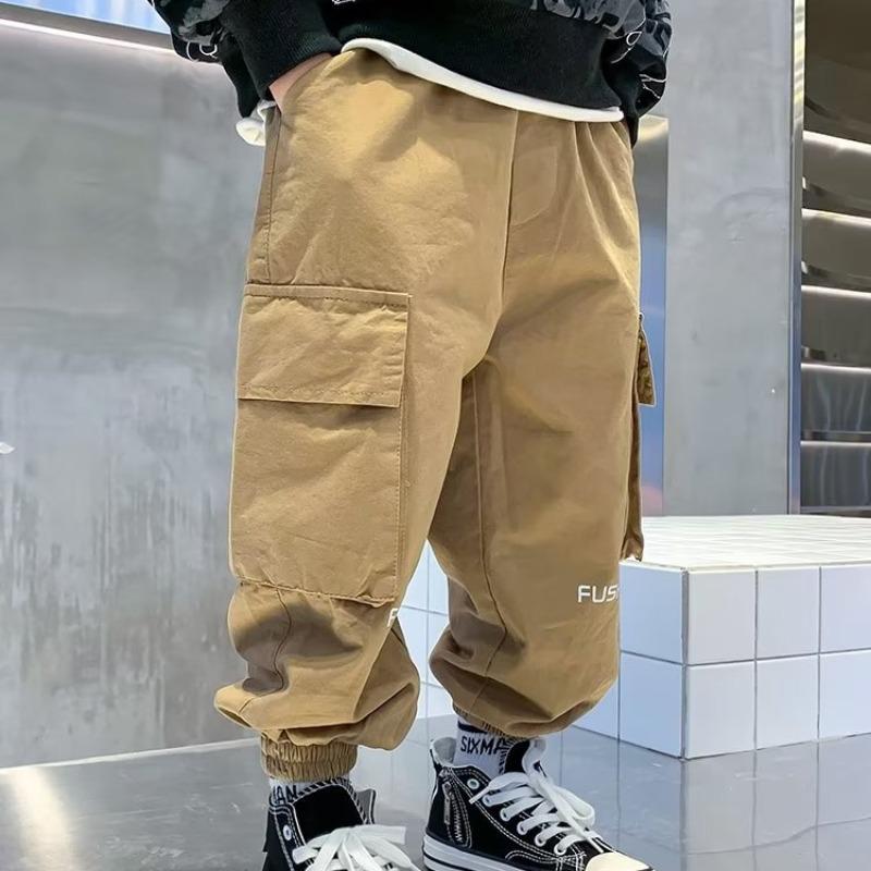 Комбинезоны для мальчиков в корейском стиле на весну/осень: Свободный повседневный крой 2024 года для детей