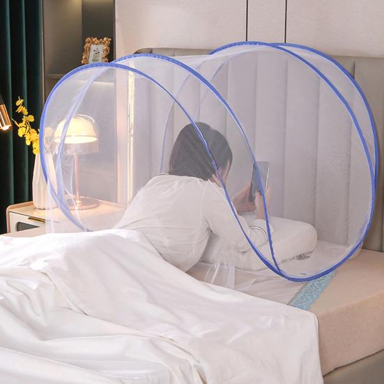 Складная москитная сетка, портативная регулируемая москитная сетка, дорожная сетка от насекомых, спальная сетка для летней кровати в общежитии, кемпинга