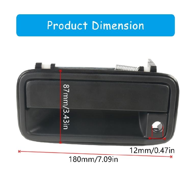 Запасная наружная дверная ручка 15727340 Автозапчасть Аксессуары Дверная ручка для K1500 K2500 Простая установка