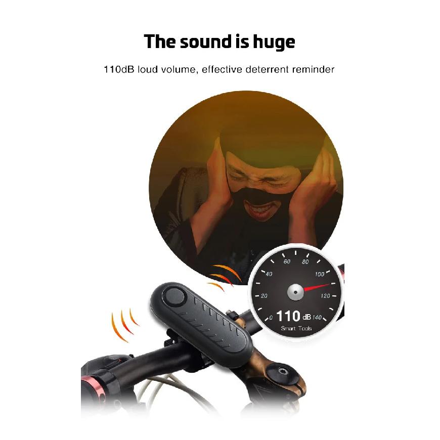 Wireless Bicycle Alarm Remote Control Waterproof Electric Motorcycle Scooter Bike Security Protection Anti theft Alarms