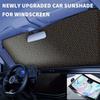 Car Windshield Laser Sunshade UPF 100 Plus UV Protection Foldable Front Window Sun Visor for SUV and MPV