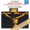 CD JOHANN SEBASTIAN BACH - GUSTAV LEON - Matthäus-Passion - Ausschnitte 0547277392 Deutsche Harmon 1997 Europe Classical Used