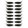 8 Pairs Lazy Eye Shadow Eyelash Patch Waterproof Glitter Eyeshadow Eyelashes Makeup Stickers Eye Makeup Stickers with False Lashes Shadow