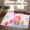 Custom Name Text Crystal Velvet Rug,El Payaso Plim Plim Soft Plush Decorative Non Slip Floor Carpet