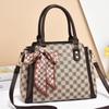 Handbag Womens Modern With Spacious Design And Stylish Plaid Elements For Use Daily
