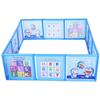 Baby Activity Playpen Toddler Game Fence Indoor Game Fence Playhouse Safety Fence(Blue)