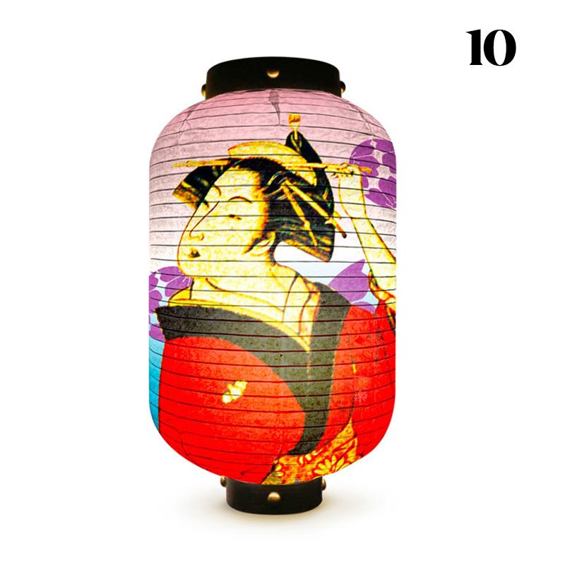 Уличный водонепроницаемый фонарь в японском стиле Ukiyo-e Bistro Ramen Restaurant Izakaya Sign Festival Party Wedding Decor Background