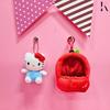 Sanrio Genuine Fruit House Bag Ring Doll Keyring Cinnamoroll Kuromi My Melody Pochaco Pom Pom Purin, a Popular Character In Korea