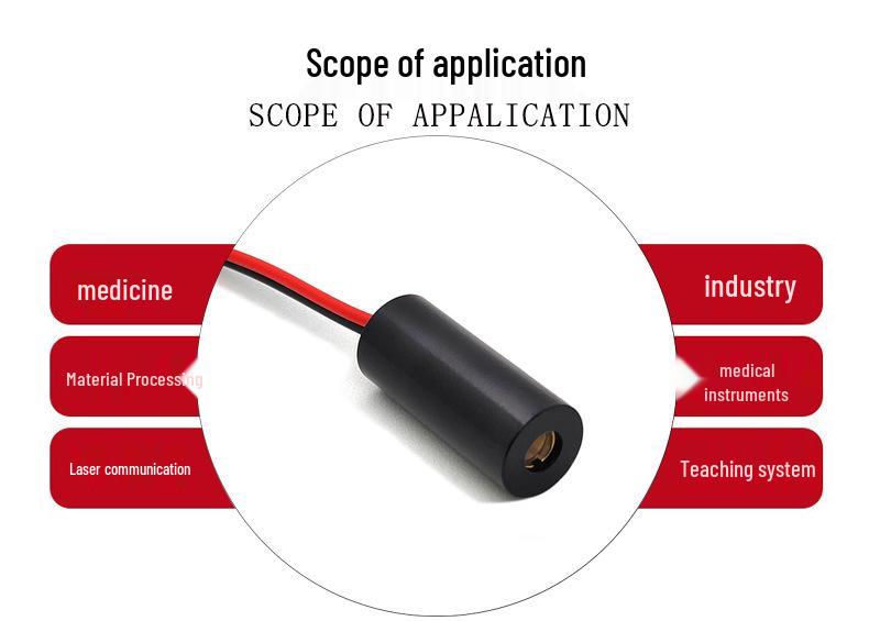 9X21mm 650nm 5mW Fixed Focus Red Laser Dot Module