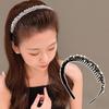 Сладкие стразы Нескользящая повязка для волос Тонкая для умывания Ободок для волос Кристалл Зубчики Повязка на голову Леди