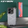 KEYSION Противоударный чехол для Redmi Note 14 4G 14 Pro+ 5G Силиконовый+ПК Прозрачный сотовый чехол для телефона Redmi Note 14 Pro 5G