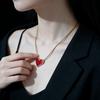 Любовь Нержавеющая Сталь Ожерелье - Женское Универсальное Высококлассное Весенне-Летнее Роскошное Небольшое Простое Ожерелье-Цепочка