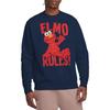 Sesame Street Unisex Adult Rules Elmo Sweatshirt