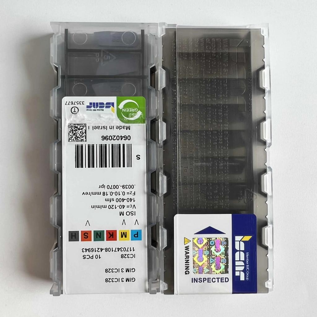 ISCAR / GIM3 IC328 /Industrial indexable carbide inserts 10 Pcs