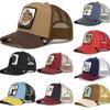 Four Season Animal Baseball Cap Sunscreen Mesh Embroidery Panther Rooster Lion Cap Fashion Baseball Cap Women Men