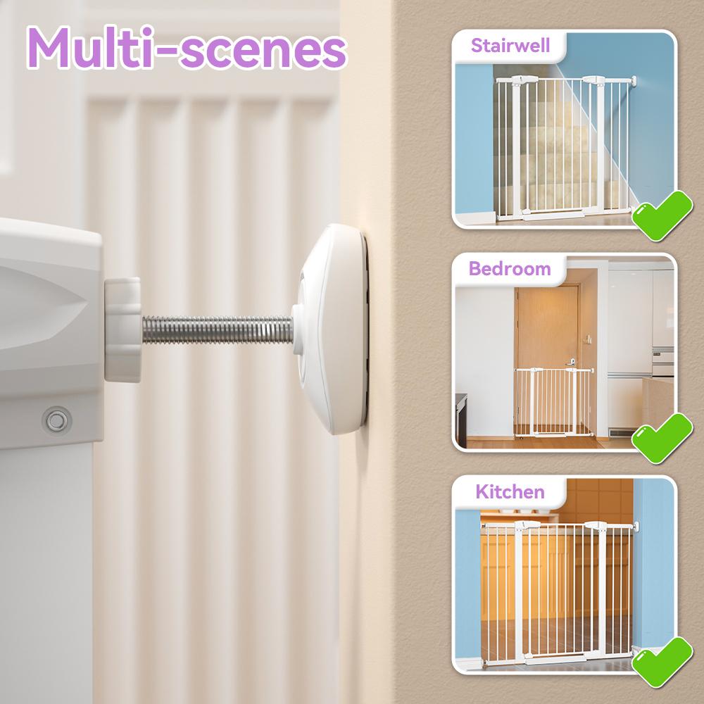WOKE 4 шт. детские защитные настенные ворота, настенные защитные ограждения от детей и домашних животных для нажимных ворот, дверных проемов, стен, лестниц