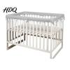 Crib Bumper With Fixing Straps 1 Set Breathable Mesh Rail Cover Soft