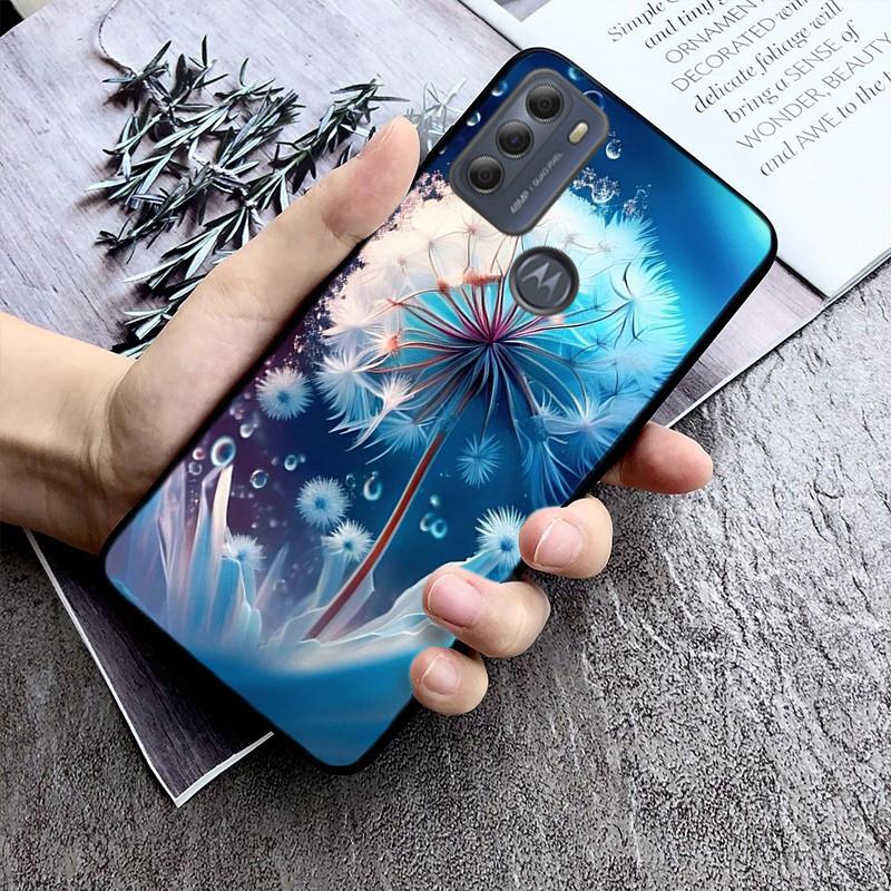 Красивый чехол для телефона с изображением одуванчика для Moto G84 G22 G32 G42 G52 G62 G53 G72 G60 G60S G100 G10 G20 G30 G13 G50 G 5G G Pure