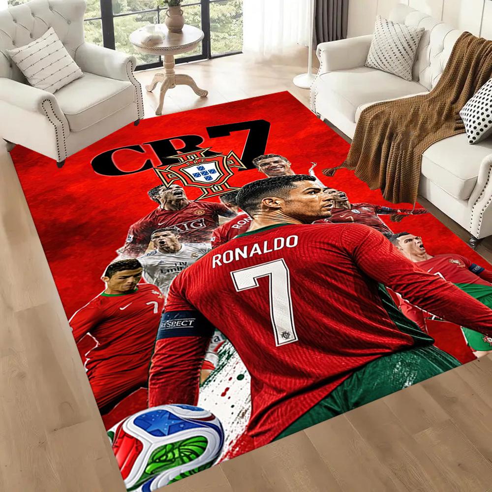 Cristiano Ronaldo Floor Rug Office Rug Suitable For Dining Room Kitchen Balcony Playrooms Antislip Rug Office Home Decor