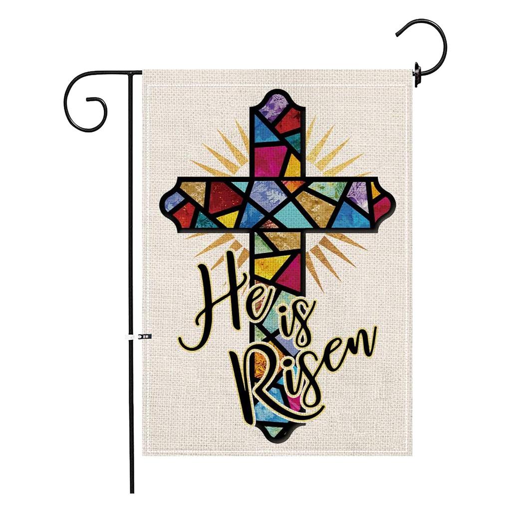 Easter Garden Flag 11.8×17.7 Inch Vertical Double Sided Decorative Welcome Easte