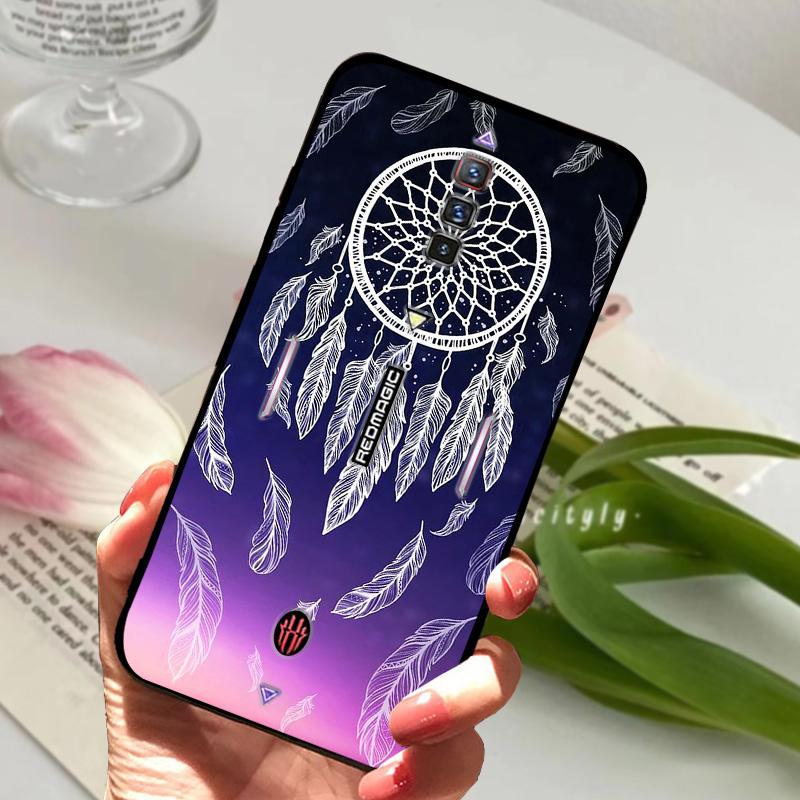 Чехол для ZTE Nubia Red Magic 6 Ударопрочный Мягкий ТПУ Силиконовый Чехол для Телефона Для ZTE Nubia Red Magic 6S Pro Capa Мультяшный RedMagic 6