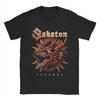 Печатная футболка Sabatones Legends Legendary tour 2026 для мужчин и женщин Хлопковая футболка с коротким рукавом Одежда