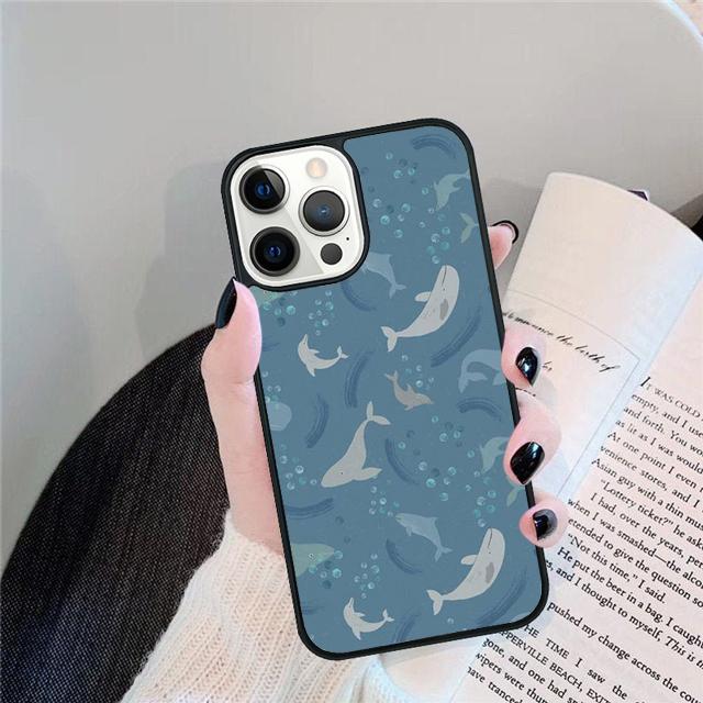 Чехол для телефона с изображением косаток Накладка на заднюю панель для iPhone 17 Air 16 15 14 Plus 11 Pro Max 13 Pro Max 12 Max Coque