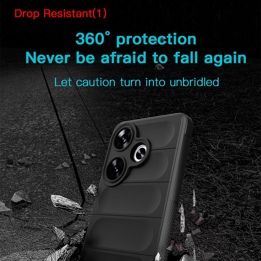 Case Shockproof For Xiaomi Keysion Poco F6 F6 Pro Antiskid Soft Silicone Phone Back Cover For Xiaomi Poco F6 Pro
