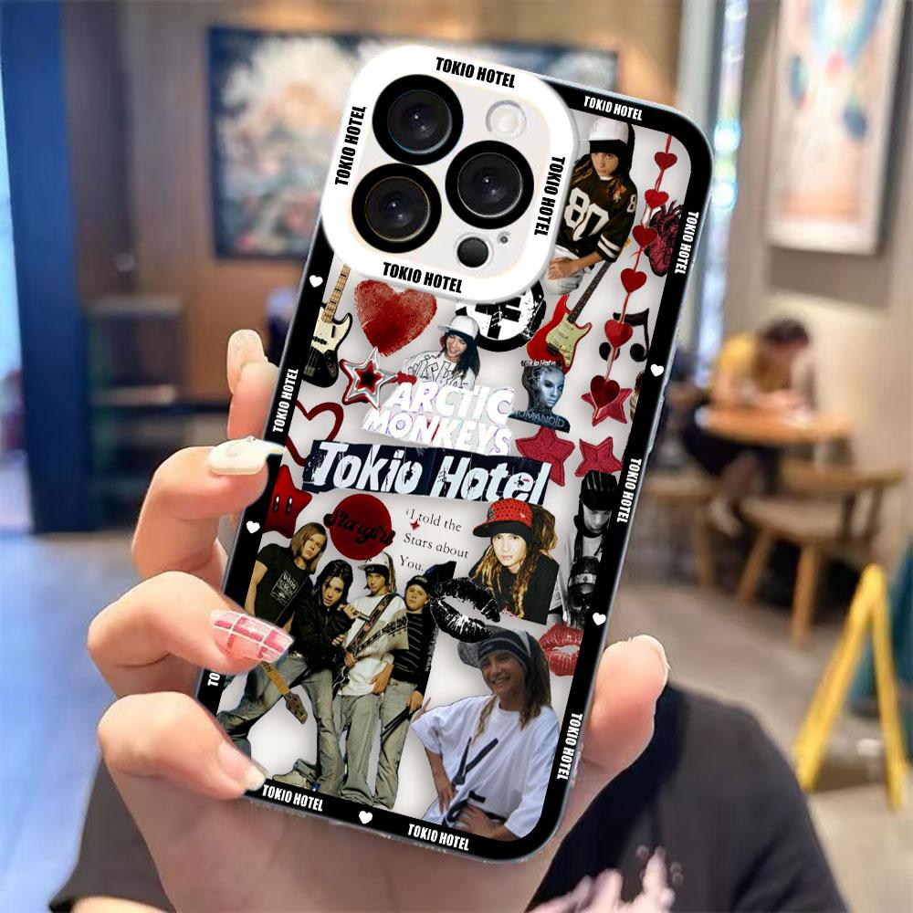 Tokio H-Hotel B-Bill K-Kaulitz Прозрачный чехол для телефона для Samsung A72 A71 A57 A56 A55 A53 A52 A51 A36 A35 A33 A32 A26 A24 A23 A22 Чехол