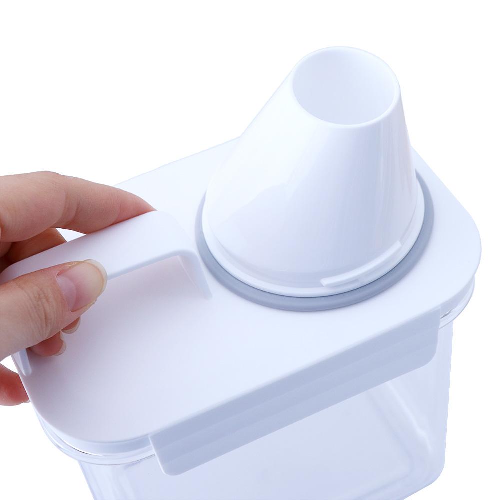 Powder Laundry Measuring Cup Storage Bucket Detergent Box Washing Powder Container Cereal Jar