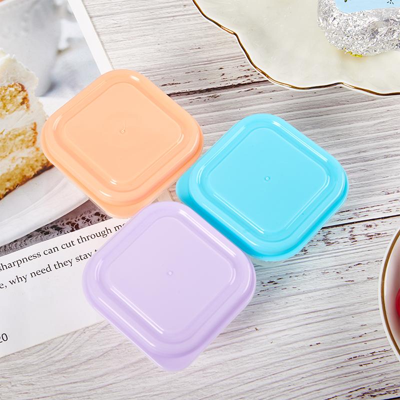 6 шт. контейнер для хранения продуктов, маленькие пластиковые влагонепроницаемые контейнеры, мини-коробка для хранения на кухне с герметичной крышкой, кухонные принадлежности