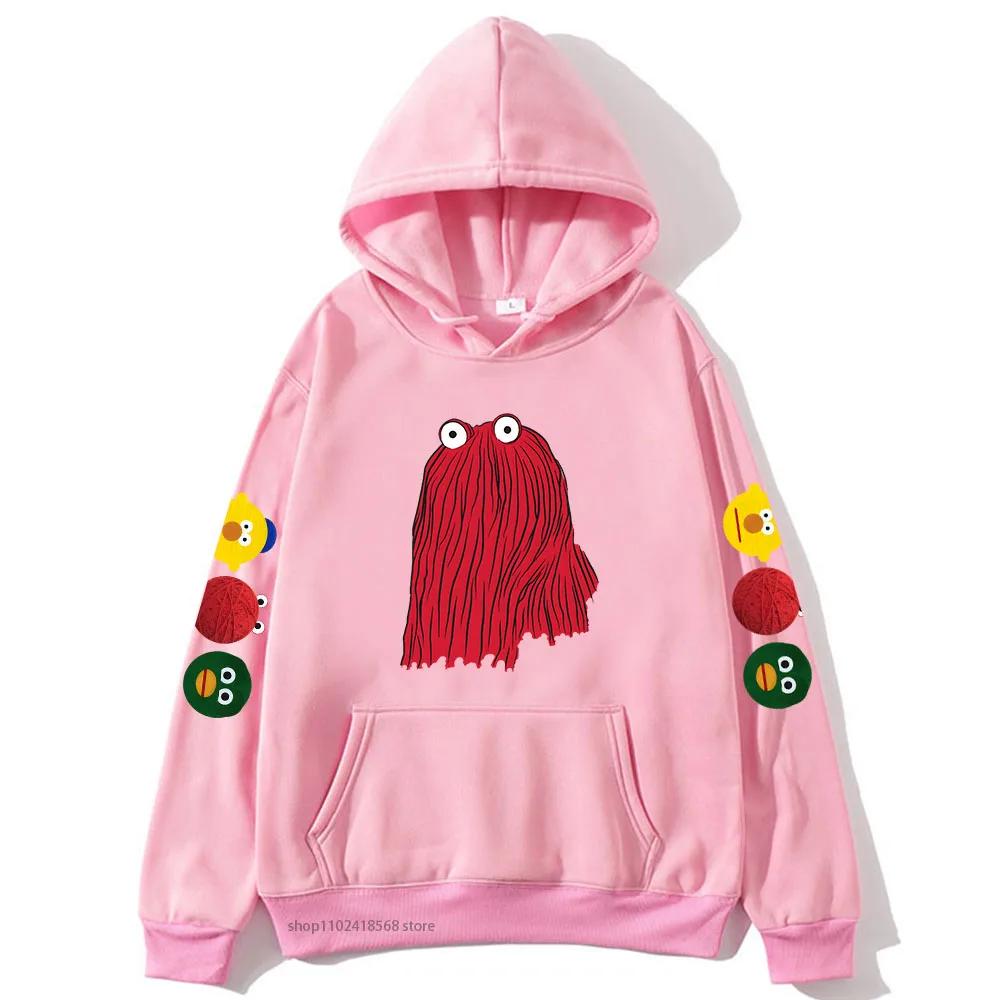 RED GUY толстовки с капюшоном мультфильм Dont Hug Me Im Scared толстовка для женщин зимняя уличная одежда Sudadera