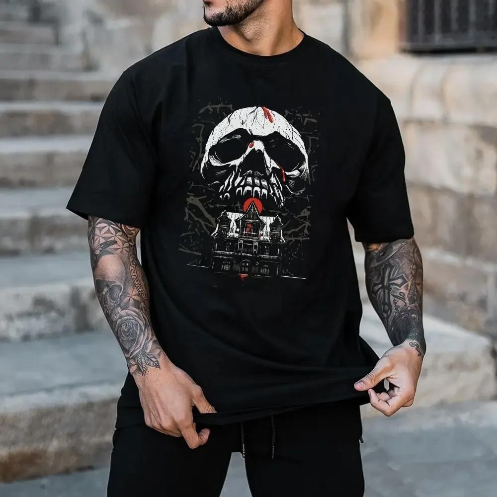 2024 Лето Популярный Бренд Уникальный Дизайн Топ Быстросохнущий Короткий Рукав Мужская Футболка Повседневная Модная Уличная Мягкая Удобная Одежда