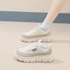 2025 Spring White Shoes New Korean Version Ins Female Students Platform Heightening Sports Board Shoes Casual Street Shot XT162