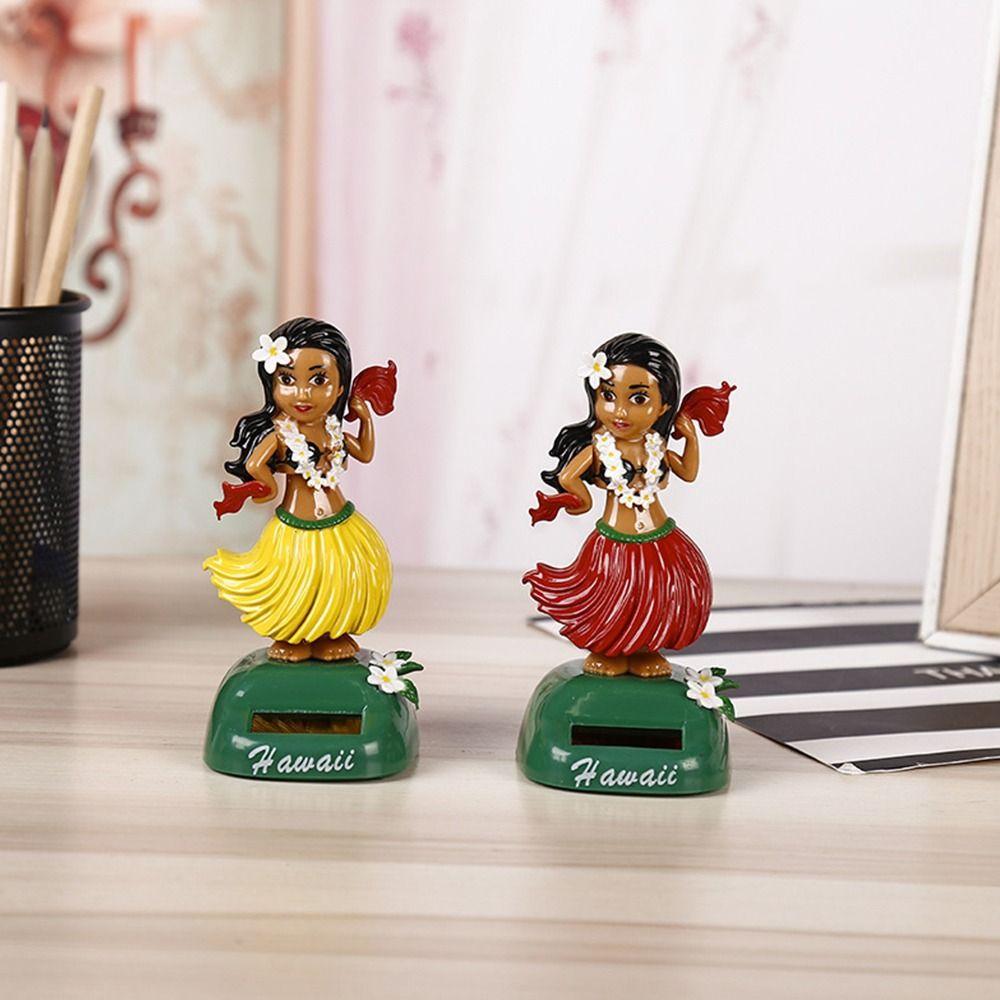 Пластиковые гавайские игрушки для девочек, модель хула, качающаяся новая качающаяся танцевальная кукла, декор автомобиля