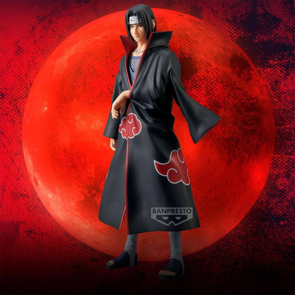 Banpresto Itachi Uchiha from Naruto Shippuden Grandist 28cm BP28670P Multicolor Collectible Perfect for Anime Fans Figure,