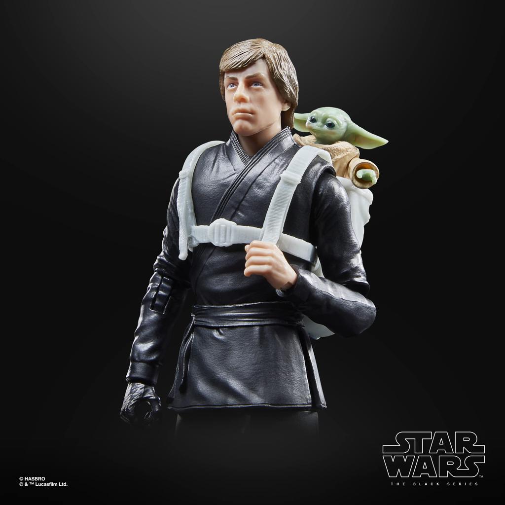 Hasbro STAR WARS Star Wars Black Series Люк Скайуокер Боба Фетт набор для детей от 4 лет и старше F8345 Оригинальный продукт и Grogu, (15 см)