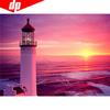 Алмазная вышивка Живописный полный круглый Маяк 5D DIY Алмазная картина Вышивка крестом