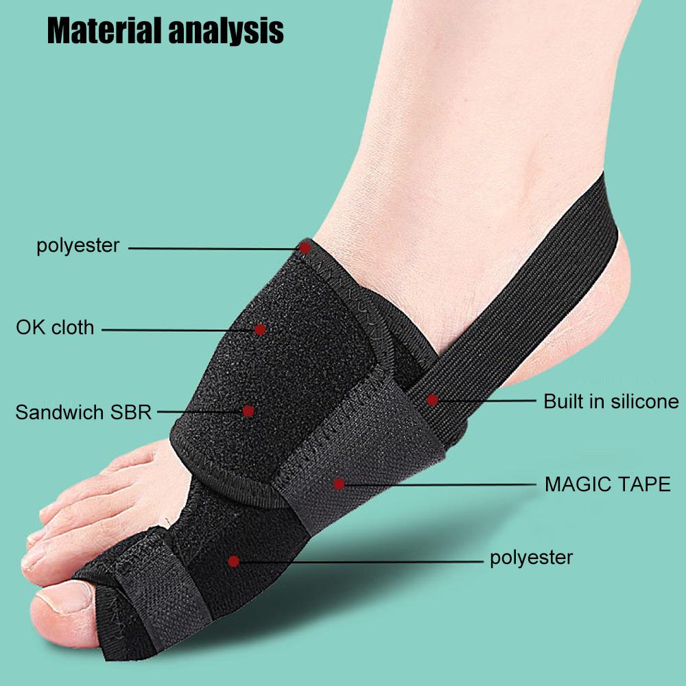 1 шт. Регулируемый выпрямитель большого пальца стопы, шина при Hallux Valgus, поддерживающий бандаж для коррекции дня и ночи, снятие боли