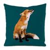 Norwegian Feng Shui Cartoon Fox Digital Printing Short Plush Pillow Covers For Car Sofa Office Cushion Cover Home Goods