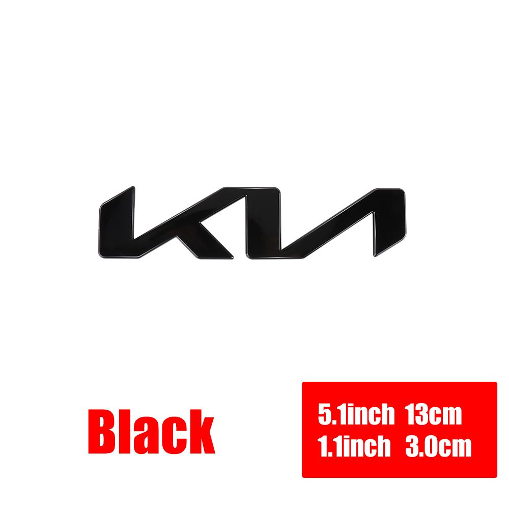 AABJA1 Car Front Hood Emblem Rear Trunk Badge Sticker Auto Accessories For Kia Sorento Sportage Forte Picanto Ceed Soluto KN Stinger