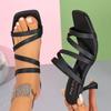 Женская обувь Тапочки Летняя обувь Женская трендовая обувь на каблуках Роскошные шлепанцы Модные сексуальные новые рок-платья Вечеринка по акции Квадратный носок