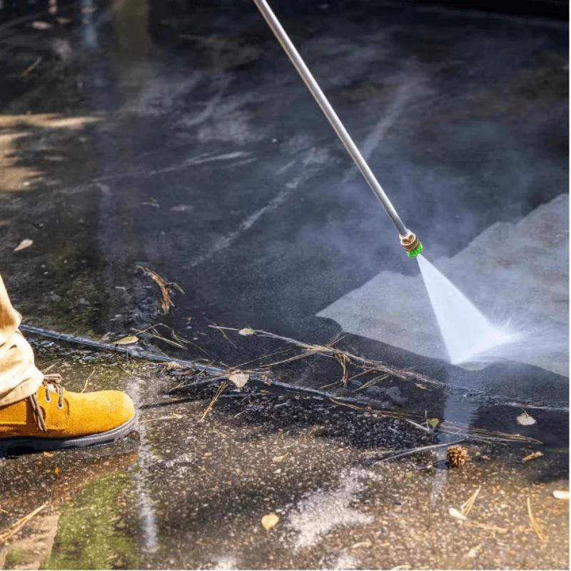 Набор водяных пистолетов высокого давления: Телескопическая трубка 4000 PSI, профессиональный инструмент для уборки с 10 удлинителями из нержавеющей стали