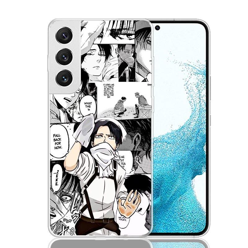 Чехол для телефона с аниме Атака Титанов для Samsung Galaxy S26 S25 Edge S24 S23 FE S22 Ultra S21 Plus S20 + Fundas Cover Coque Galaxy S25