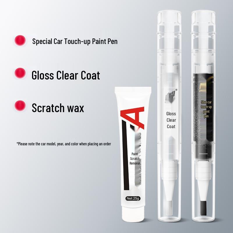 Маркер-подкраска Toyota для Highlander 8-го поколения, Camry, Corolla, Levin, RAV4 - Жемчужный и Черный/Белый