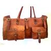 Duffel Bag,Holdall,Gym Bag Vintage Handmade Goat Leather ,Overnight Bag