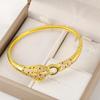 European and American Fashion Trend Retro Hip-hop Jewelry Cool Micro-paved Zircon Leopard Bracelet for Women