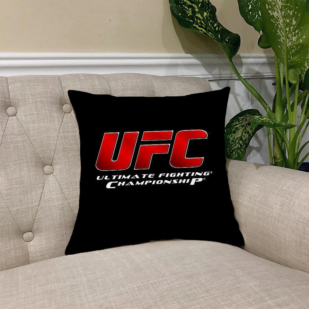 Подушка с изображением боксерского матча U-UFC Квадратная наволочка для дивана Повседневная, приятная для кожи, удобная наволочка